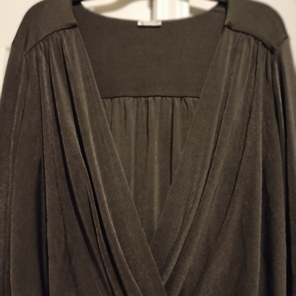 NWT Free People Intimately "Under The Trees" Bodysuit Black XL Plunging V-Neck - Picture 4 of 16